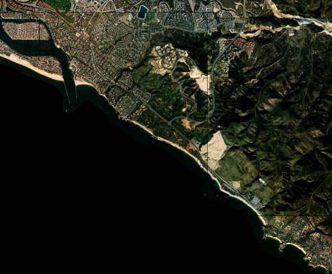 Crystal Cove aerial photo