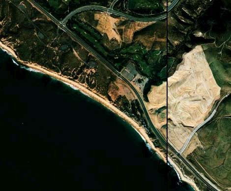Crystal Cove aerial photo